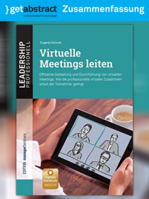 cover image of Virtuelle Meetings leiten (Zusammenfassung)